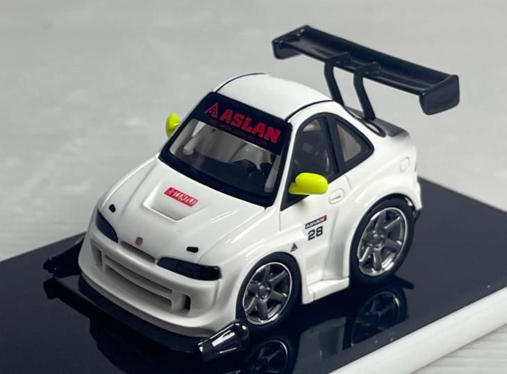 [予約]PEAKO(ピーコ) 1/64 (レジン製) Honda DC2 Temple Racing ホワイト