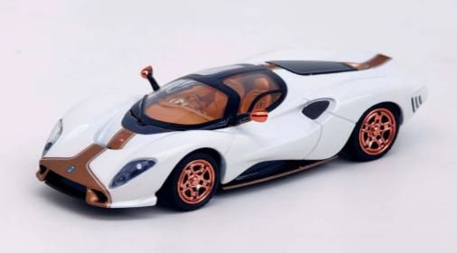 PEAKO(ピーコ) 1/64 (ダイキャスト製) De Tomaso P72 ホワイト