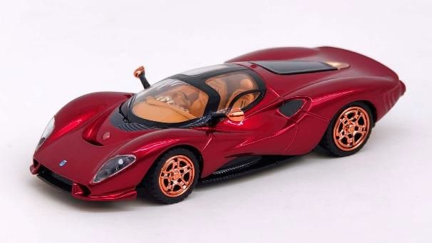 PEAKO(ピーコ) 1/64 (ダイキャスト製) De Tomaso P72 レッドメタリック