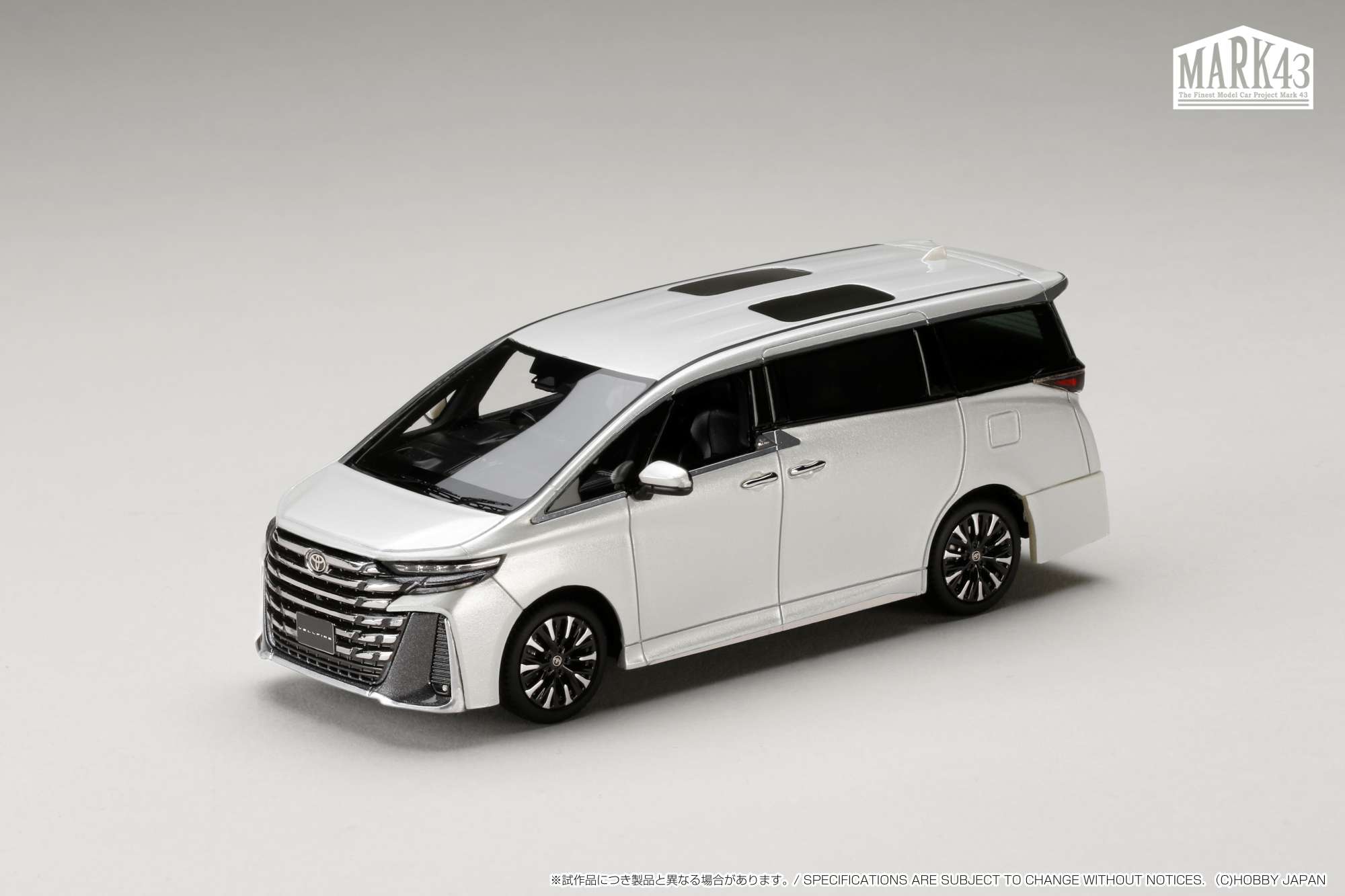 MARK43（マーク43） 1/43 トヨタ VELLFIRE EXECUTIVE LOUNGE プラチナホワイトパールマイカ