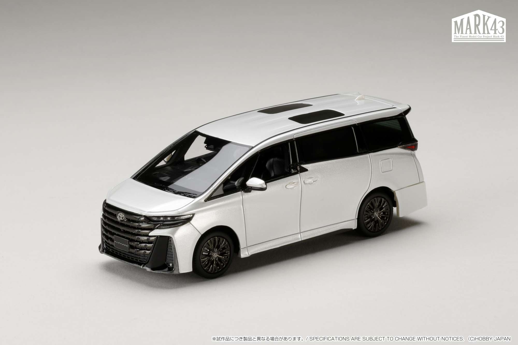 MARK43（マーク43） 1/43 トヨタ VELLFIRE Z Premier プラチナホワイトパールマイカ