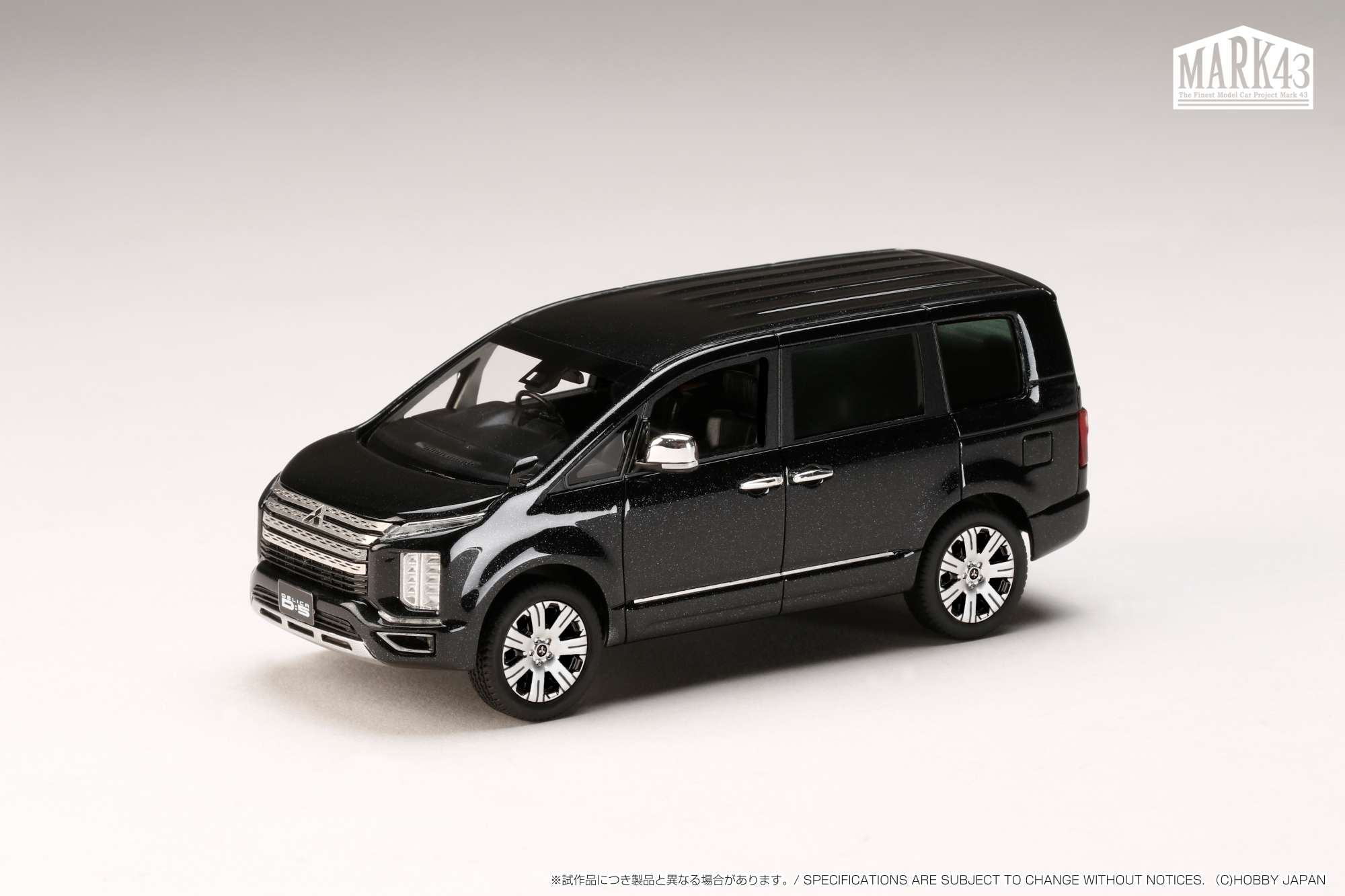MARK43（マーク43） 1/43 (レジン製) 三菱 デリカ D:5 (P) ブラックダイヤモンド