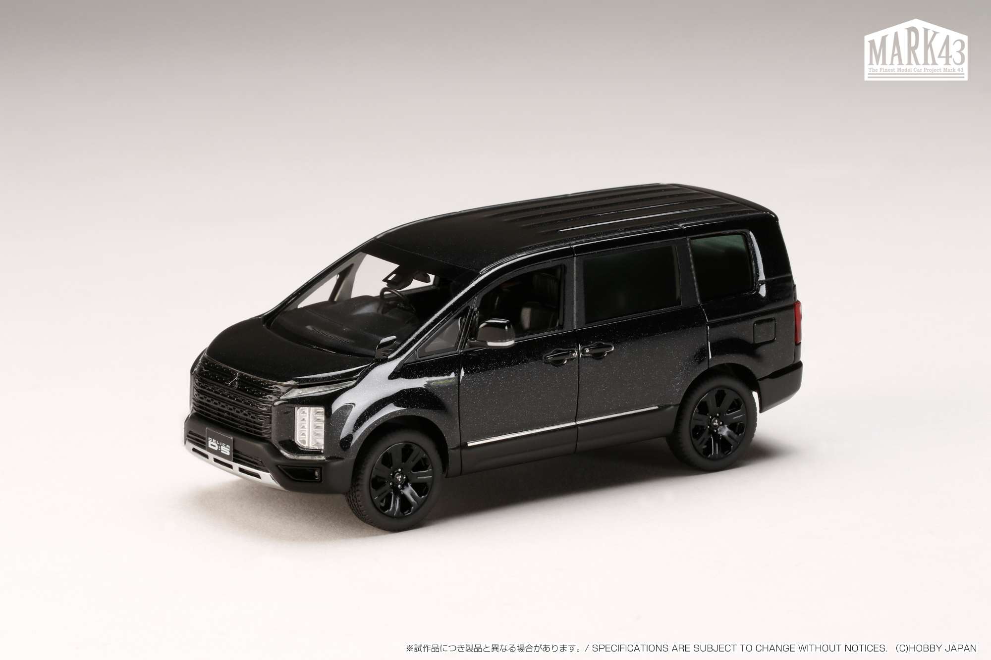 MARK43（マーク43） 1/43 (レジン製) 三菱 デリカ D:5 CHAMONIX ブラックダイヤモンド