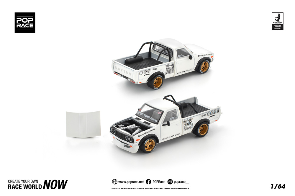 東京オートサロン2025限定 POP RACE 1/64 ダットサン620 3台 東京オートサロン2025限定 POP RACE 1/64 ダットサン620