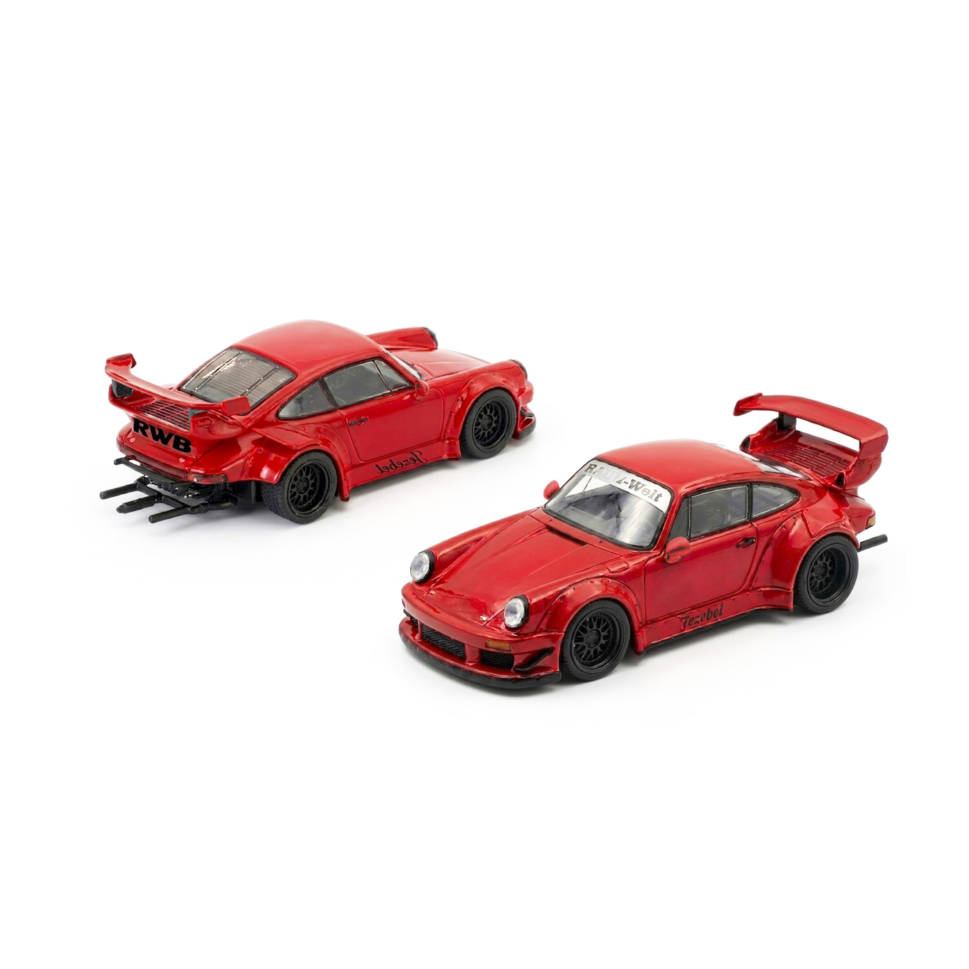 POP RACE x Enigma 1/64 (ダイキャスト製) RWB 930 レッド