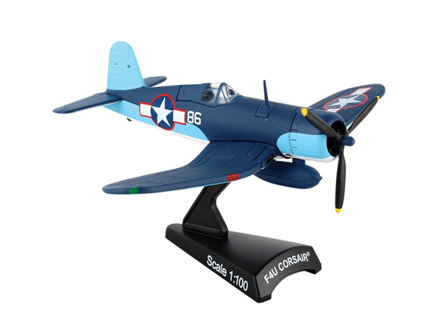 POSTAGE STAMP 1/100 F4U コルセア アメリカ海兵隊 グレゴリー・"パピー"・ボイントン #86