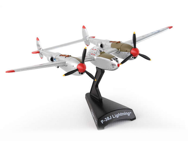 POSTAGE STAMP 1/115 P-38 アメリカ陸軍航空軍 リチャード・ボング搭乗機 1942