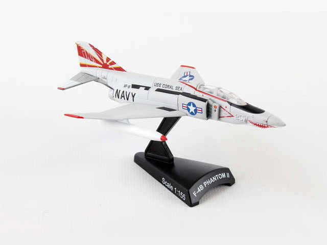 POSTAGE STAMP 1/155 F-4B ファントムII アメリカ海軍 Sundowners