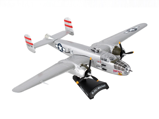 POSTAGE STAMP 1/100 B-25J アメリカ陸軍航空軍 "Panchintto"
