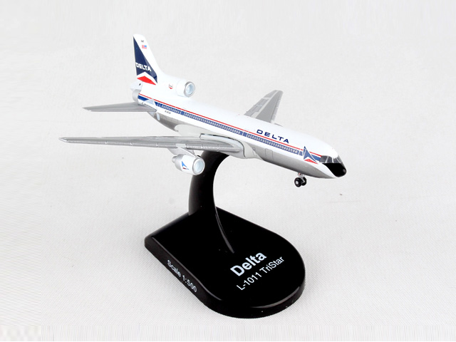 POSTAGE STAMP 1/500 L-1011-500 デルタ航空 VINTAGE LIVERY ガリバー