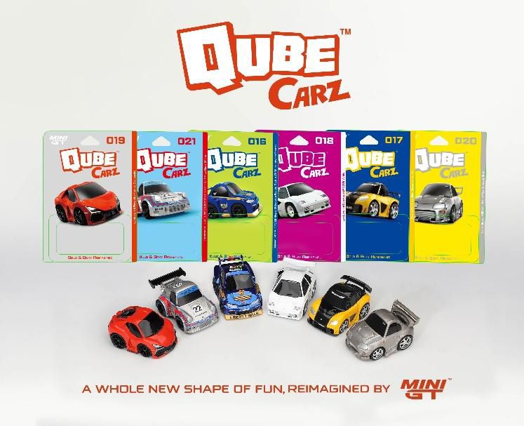 [予約]QubeCarz 1/64 (ダイキャスト製)  6台セット ※ブリスタータイプ