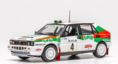 [予約]ixo(イクソ) 1/43 (ダイキャスト製) ランチア デルタ INTEGRALE 16V 1989年 アクロポリスラリー #4 A.Fiorio/L.Pirollo