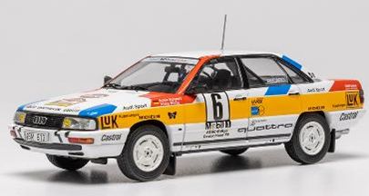 [予約]ixo(イクソ) 1/43 (ダイキャスト製) アウディ 200 クワトロ 1988年 ラリー・ドイチュラント #6 A.Schwarz/K.Wicha