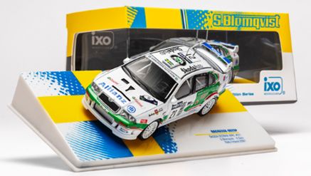 [予約]ixo(イクソ) 1/43 (ダイキャスト製) シュコダ オクタビア WRC 2001年 ラリーフィンランド #21 S.Blomqvist/A.Goni