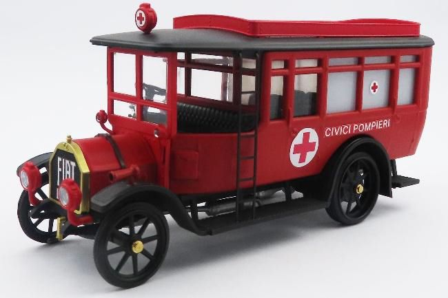 RIO(リオ) 1/43 (ダイキャスト製) フィアット 15 TER 救急車 1920