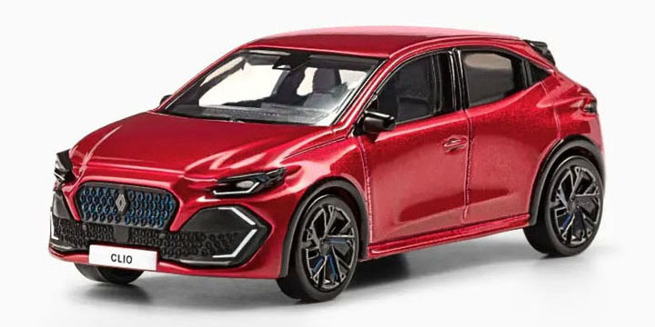 NOREV(ノレブ) 1/64 (ダイキャスト製) ルノー クリオ E-テック 2025 エスプリ・アルピーヌ レッド  ※並行輸入品