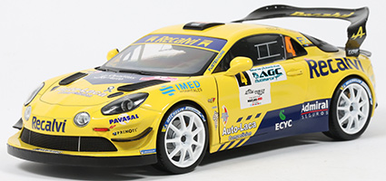 [予約]SOLIDO(ソリド) 1/18 (ダイキャスト製) アルピーヌ A110 RGT+ モンブランラリー 2025 #4