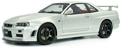 [予約]SOLIDO(ソリド) 1/18 (ダイキャスト製) 日産 スカイライン GT-R (R34) Z-tune 1999 (シルバー) ※再入荷