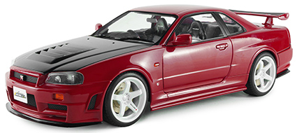 [予約]SOLIDO(ソリド) 1/18 (ダイキャスト製) 日産 スカイライン GT-R (BNR34) ニスモパーツ 1999 (レッド)