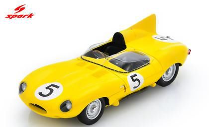 [予約]Spark(スパーク) 1/43 (レジン製) Jaguar D-Type No.5 4th Le Mans 24H 1956  J.Swaters／F.Rousselle