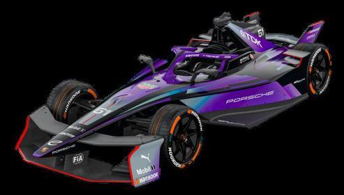 Spark(スパーク) 1/43 (レジン製) TAG HEUER PORSCHE FORMULA E TEAM