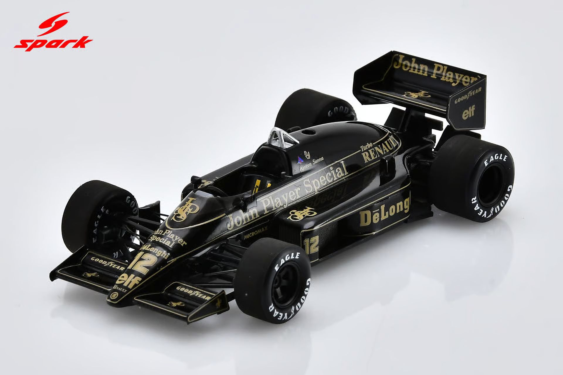 Spark(スパーク) 1/43 (レジン製) Lotus 98T No.12 Winner US GP 1986 Ayrton Senna