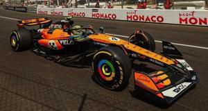 Spark McLaren 2021 Monaco GP LEDケース付き Spark McLaren MCL35M L. Norris 3rd Monaco GP 2021 | b's mono-log