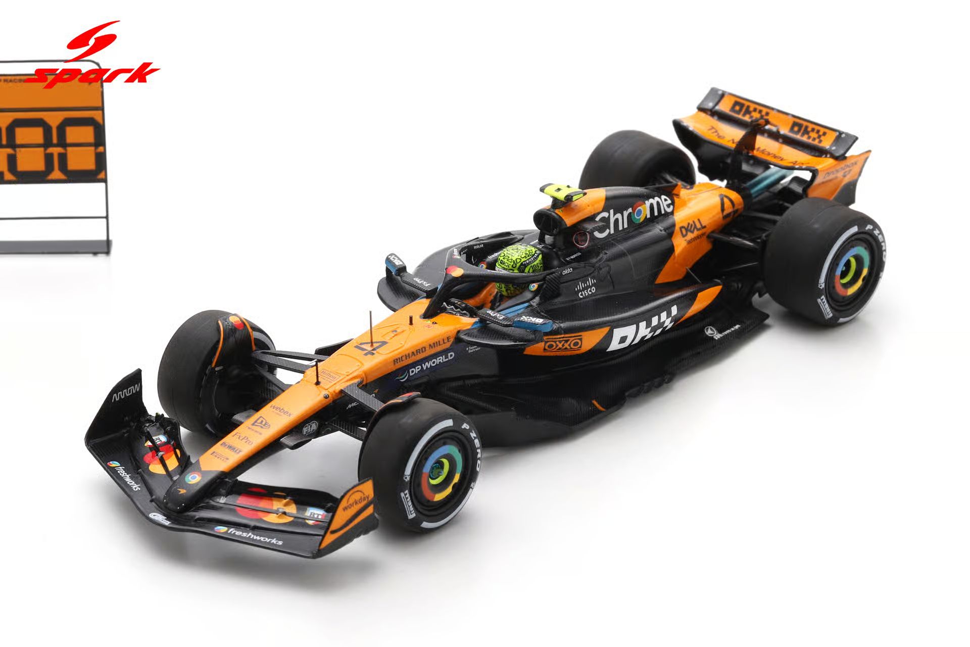 Spark(スパーク) 1/43 (レジン製) McLaren MCL39 No.4 McLaren Formula 1 Team Winner Hungarian GP 2025 Lando Norris／McLaren 200GP Wins
