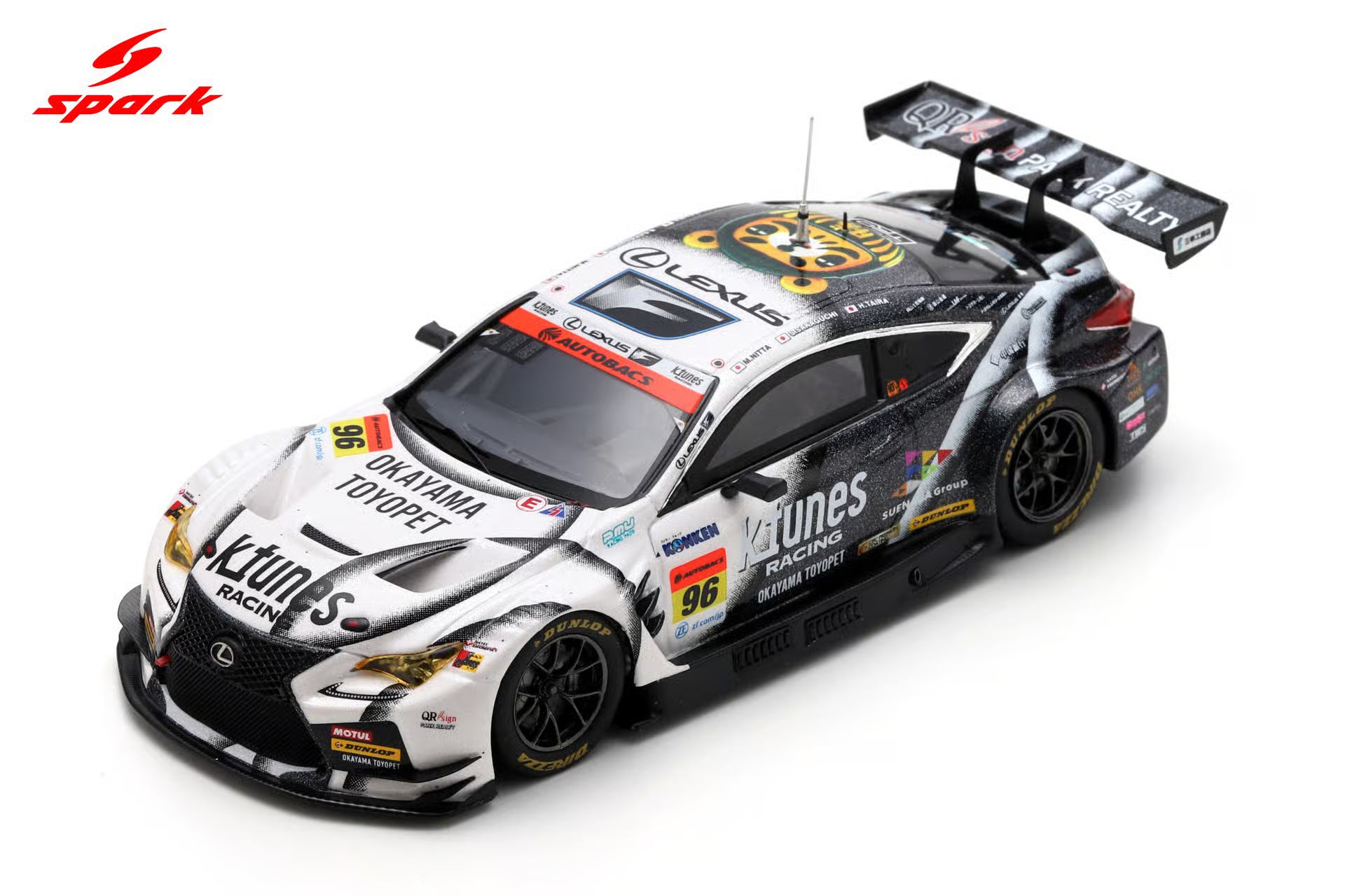 Spark(スパーク) 1/43 (レジン製) K-tunes RC F GT3 No.96 K-tunes Racing GT300 SUPER GT 2021 Morio Nitta／Sena Sakaguchi