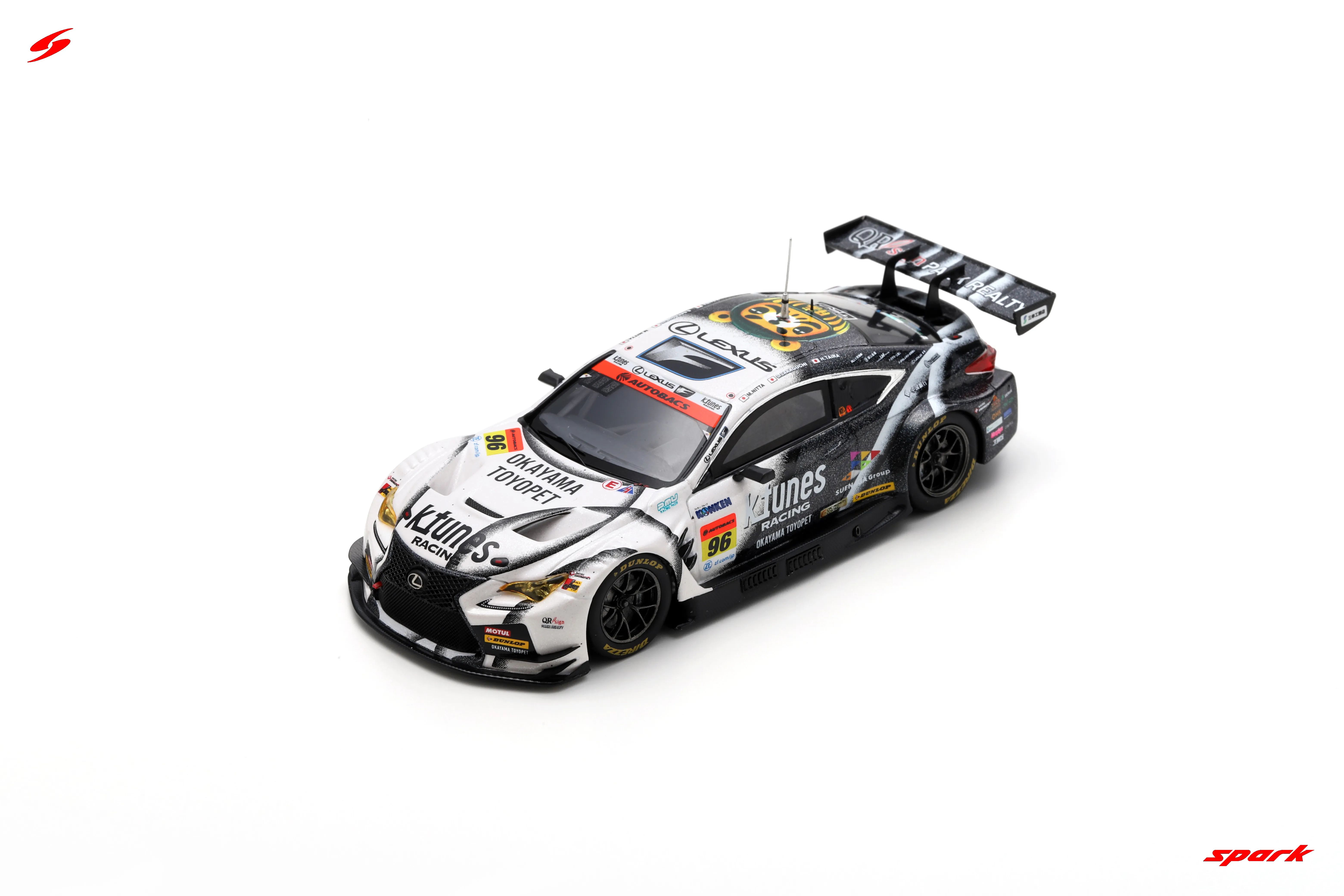 Spark(スパーク) 1/43 (レジン製) K-tunes RC F GT3 No.96 K-tunes Racing GT300 SUPER GT 2021 Morio Nitta／Sena Sakaguchi