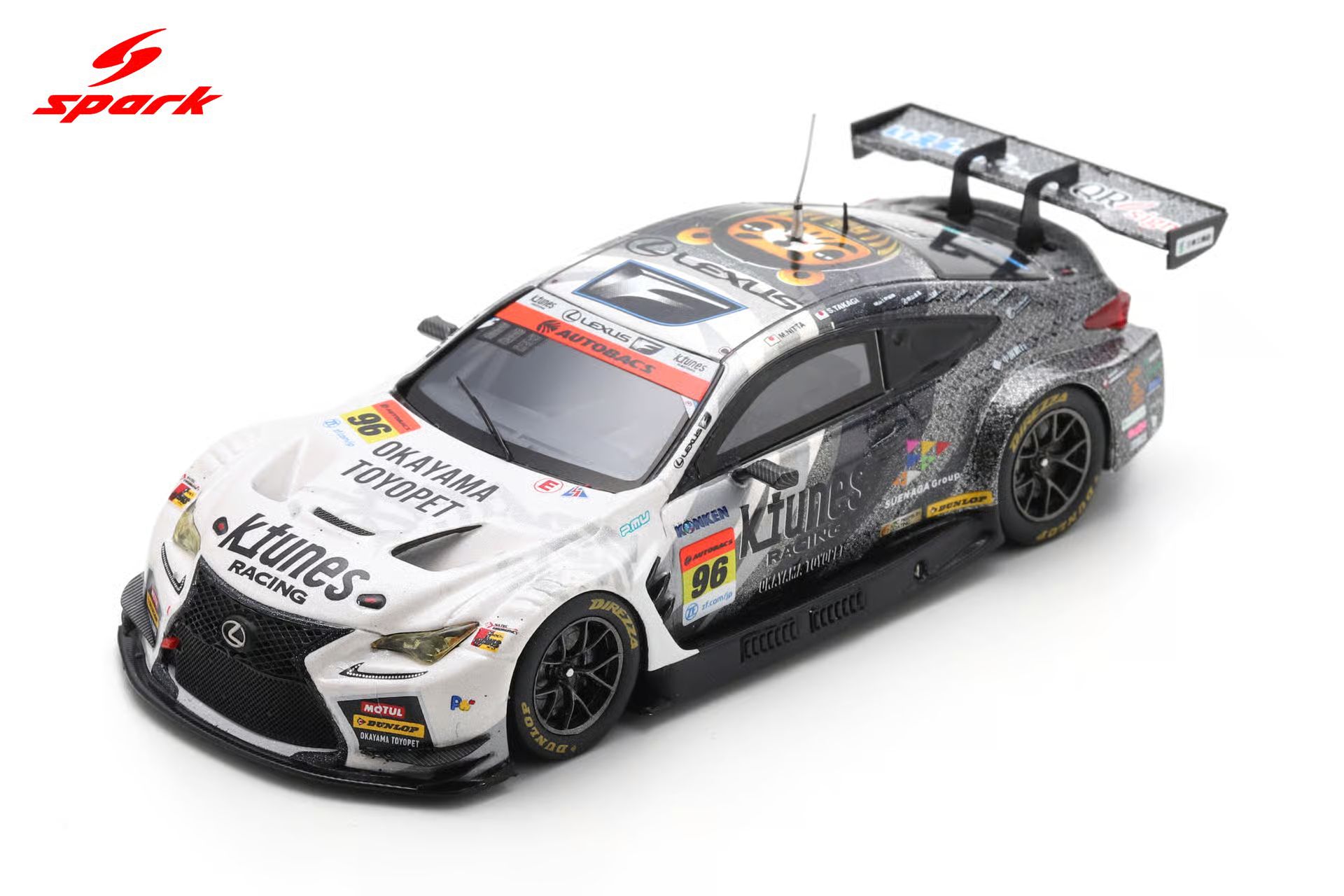 Spark (スパーク) 1/43 (レジン製) K-tunes RC F GT3 No.96 K-tunes Racing GT300 SUPER GT 2022 Morio Nitta／Shinichi Takagi