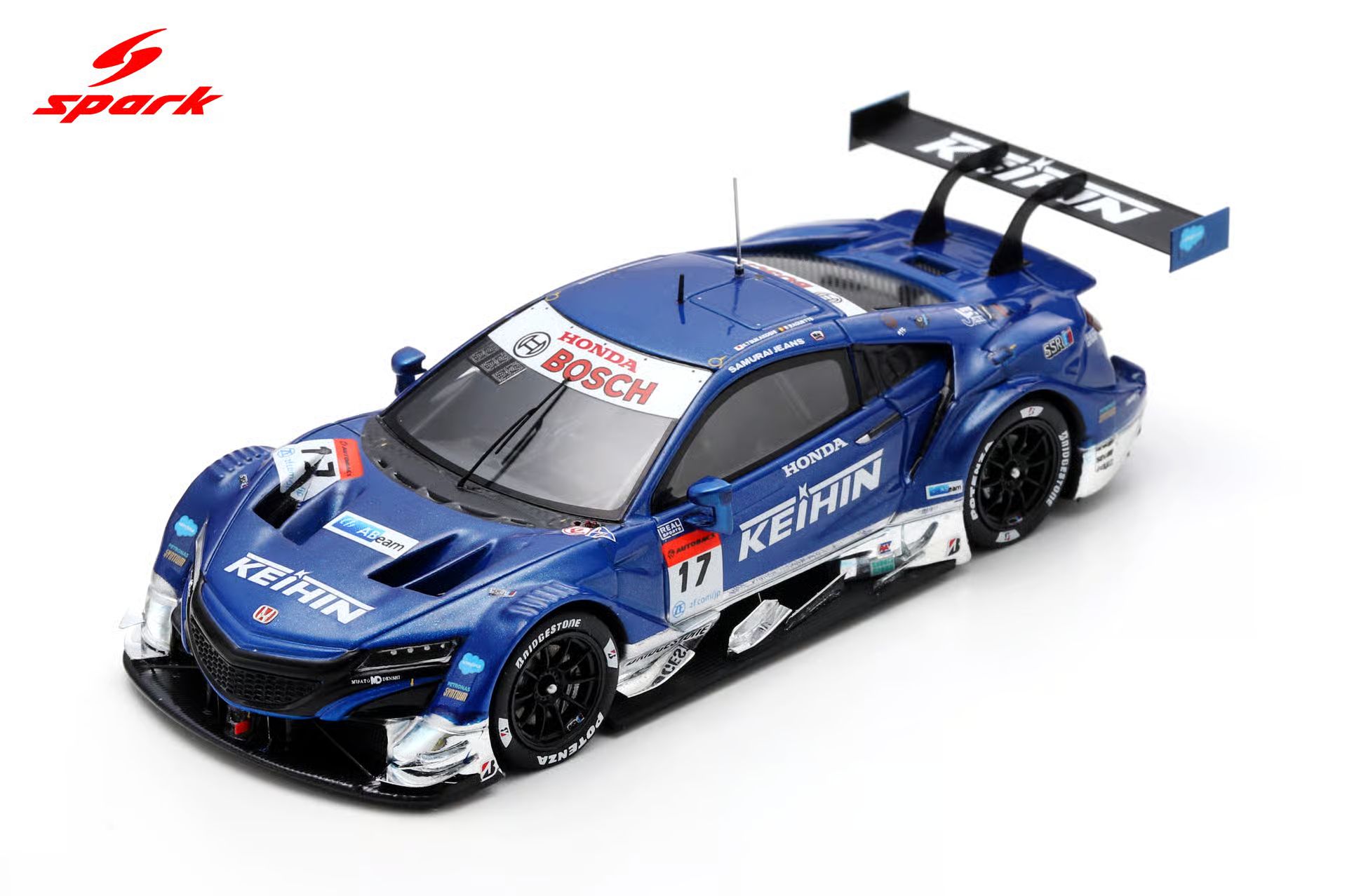 Spark(スパーク) 1/43 (レジン製) KEIHIN NSX-GT No.17 KEIHIN REAL RACING GT500 SUPER GT 2020 Koudai Tsukakoshi／Bertrand Baguette