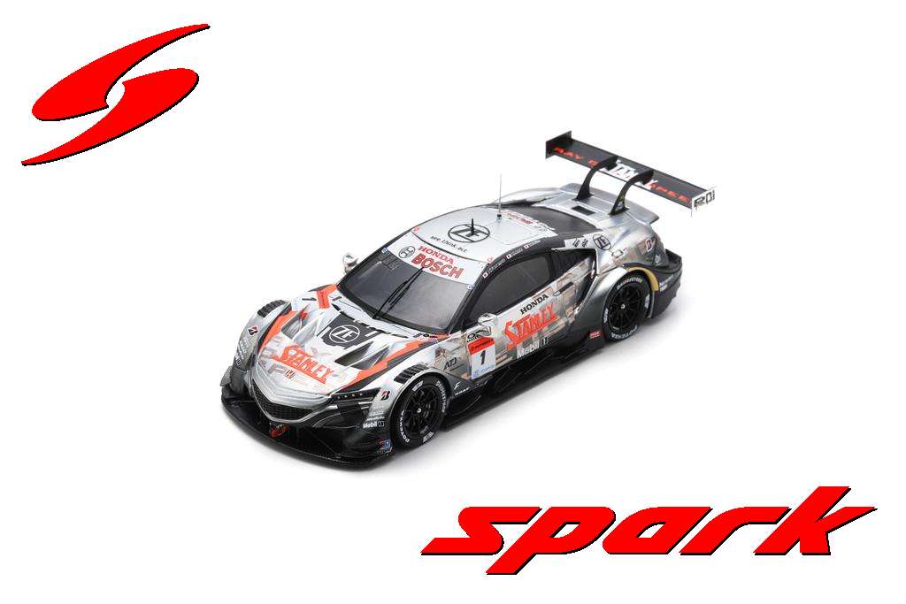 Spark(スパーク) 1/43 (レジン製) STANLEY NSX-GT No.1 TEAM KUNIMITSU GT500 SUPER GT 2021 Naoki Yamamoto／Tadasuke Makino