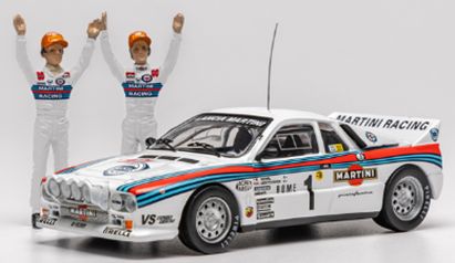 [予約]ixo(イクソ) 1/43 (ダイキャスト製) ランチア 037 ラリー Evo 1983年 ラリー・モンテカルロ 優勝 #1 W.Rohrl/C.Geistdorfer