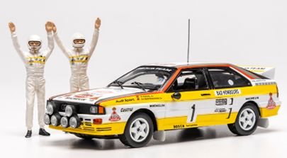 [予約]ixo(イクソ) 1/43 (ダイキャスト製) アウディ クワトロ A2 1984年 ラリー・モンテカルロ 優勝 #1 W.Rohrl/C.Geistdorfer