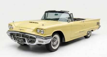 [予約]SunStar(サンスター) 1/18 (ダイキャスト製) フォード サンダーバード オープンコンバーチブル 1960 ヨセミテイエロー