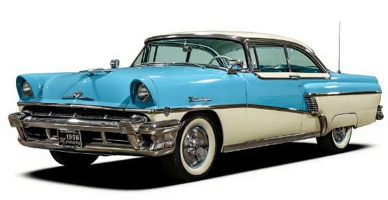 [予約]SunStar(サンスター) 1/18 (ダイキャスト製) マーキュリー・モントクレア ハードトップ 1956 クラシックホワイト/ナイアガラブルー