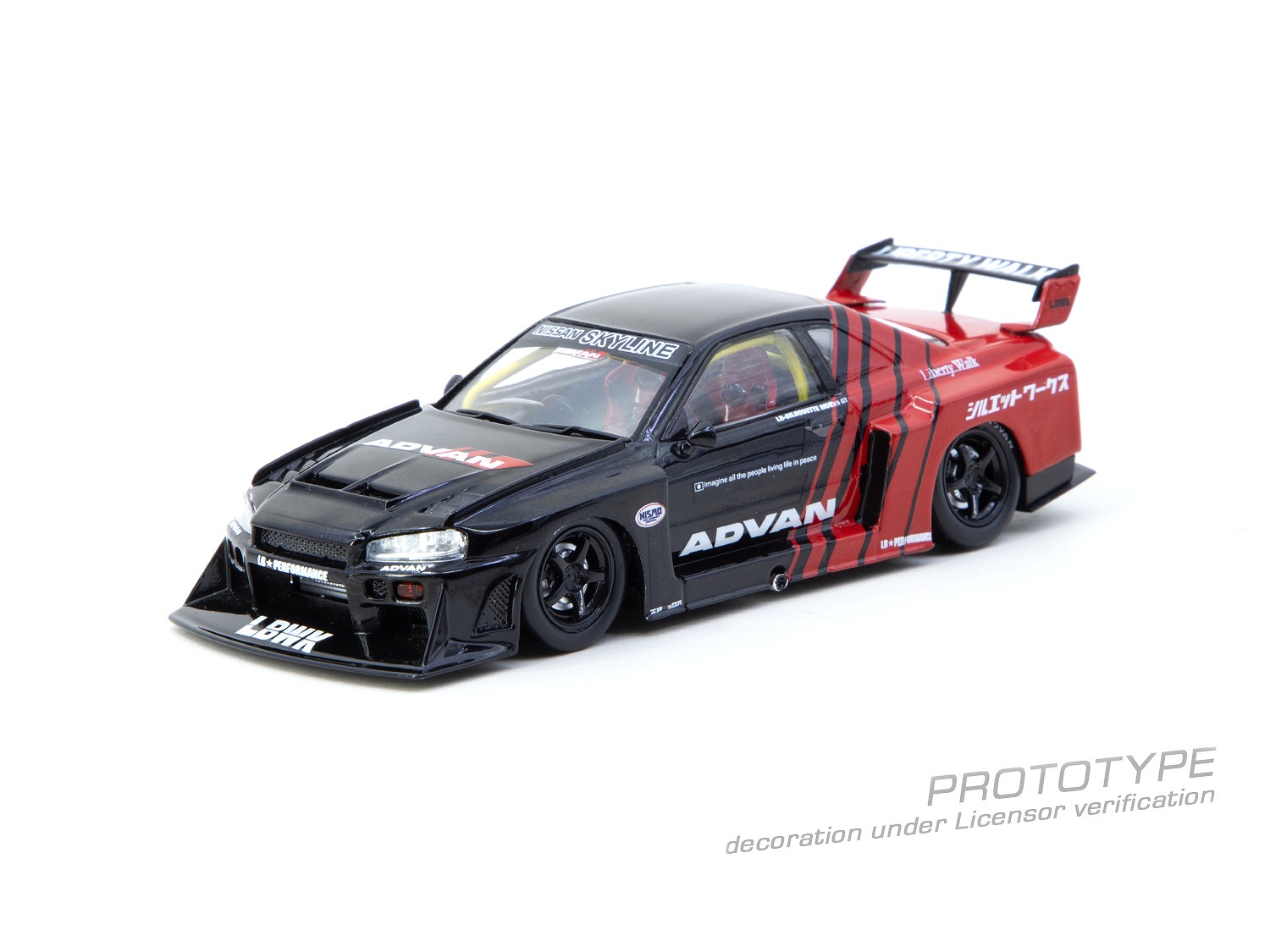 1/43 スカイライン LB-ER34 Super Silhouette Tarmac(ターマック) 1/43 (ダイキャスト製) LB-ER34 Super