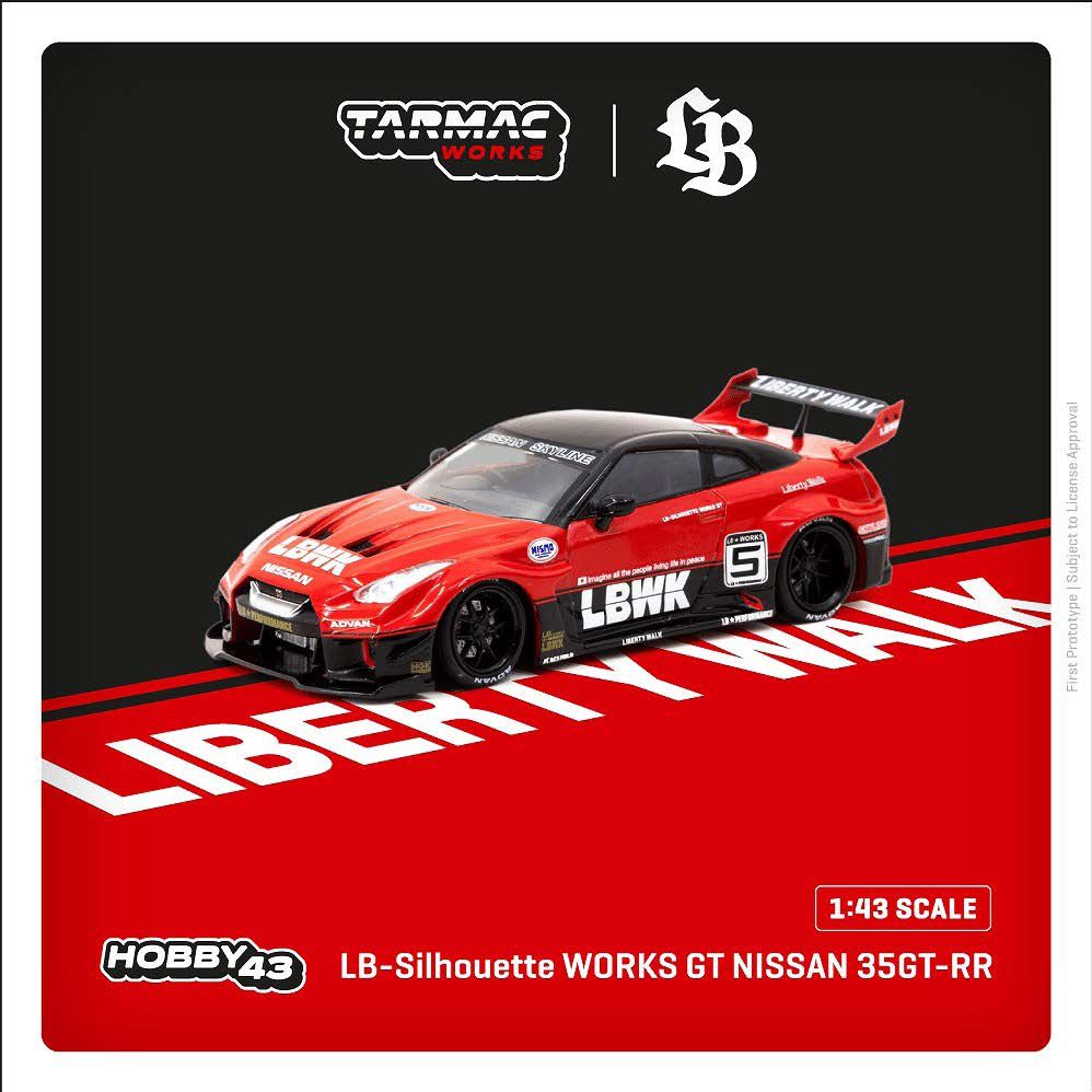 Tarmac（ターマック）1/43 (ダイキャスト製) LB-Silhouette WORKS GT NISSAN 35GTRR Silhouette