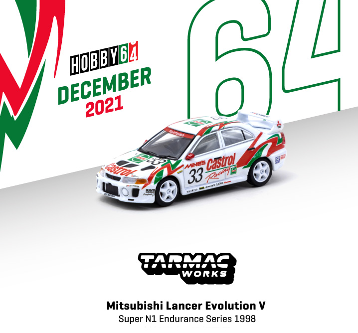 Tarmac（ターマック）1/64 Mitsubishi Lancer Evolution V Super