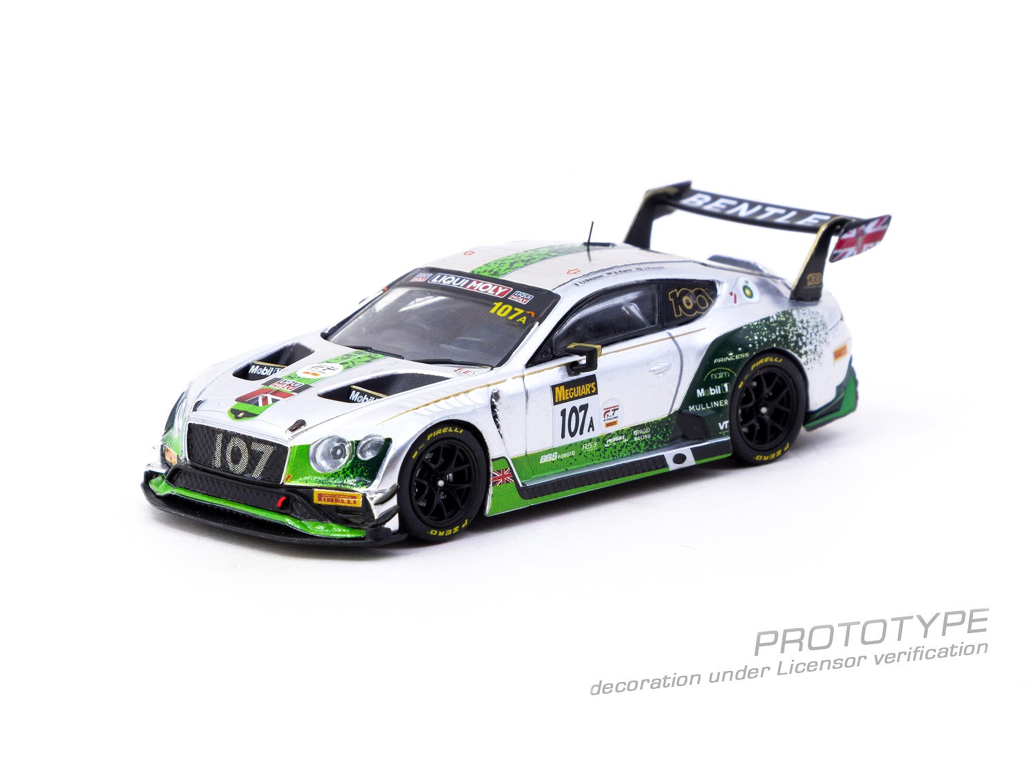 Tarmac(ターマック) 1/64 (ダイキャスト製) Bentley Continental GT3 Bathurst 12 Hour 2019 J. Gounon / S. Kane / J. Pepper