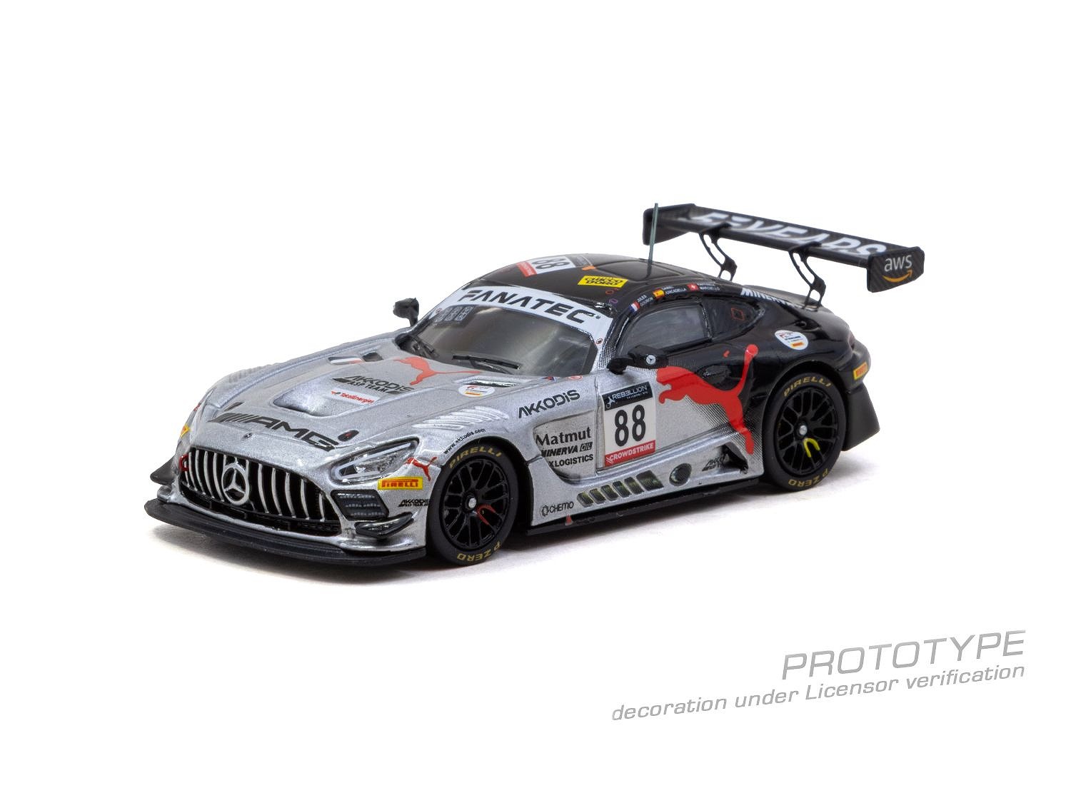 [予約]Tarmac(ターマック) 1/64 (ダイキャスト製) Mercedes-AMG GT3 24h of SPA 2022 Winner Jules Gounon／Daniel Juncadella／Raffaele Marciello