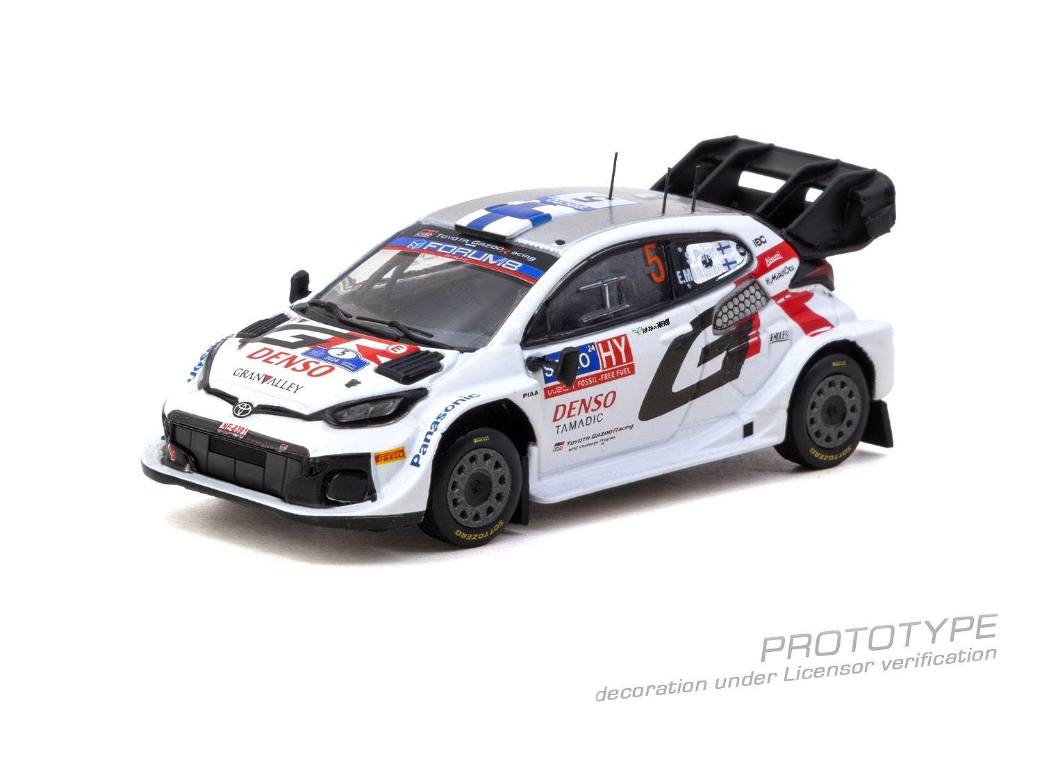 [予約]Tarmac(ターマック) 1/64 (ダイキャスト製) Toyota GR YARIS Rally1 HYBRID Rally Finland 2024 Sami Pajari／Enni M?lk?nen Model Car + Trading Cards Combo Set