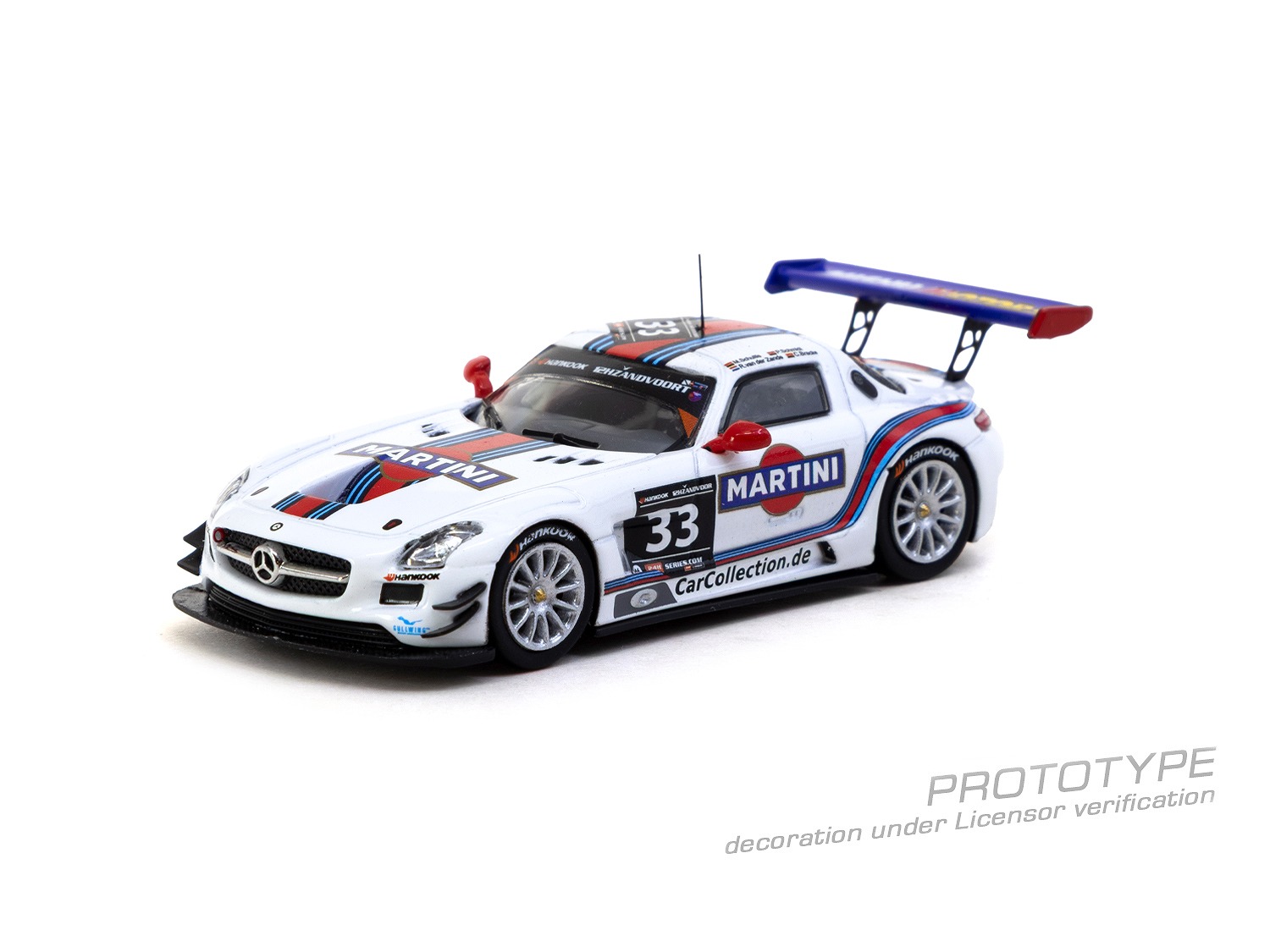 Tarmac(ターマック) 1/64 (ダイキャスト製) Mercedes-Benz SLS AMG GT3 12h ZANDVOORT 2014 Winner Mirko Schultis / Renger van der Zande / Peter Schmidt / Christian Bracke