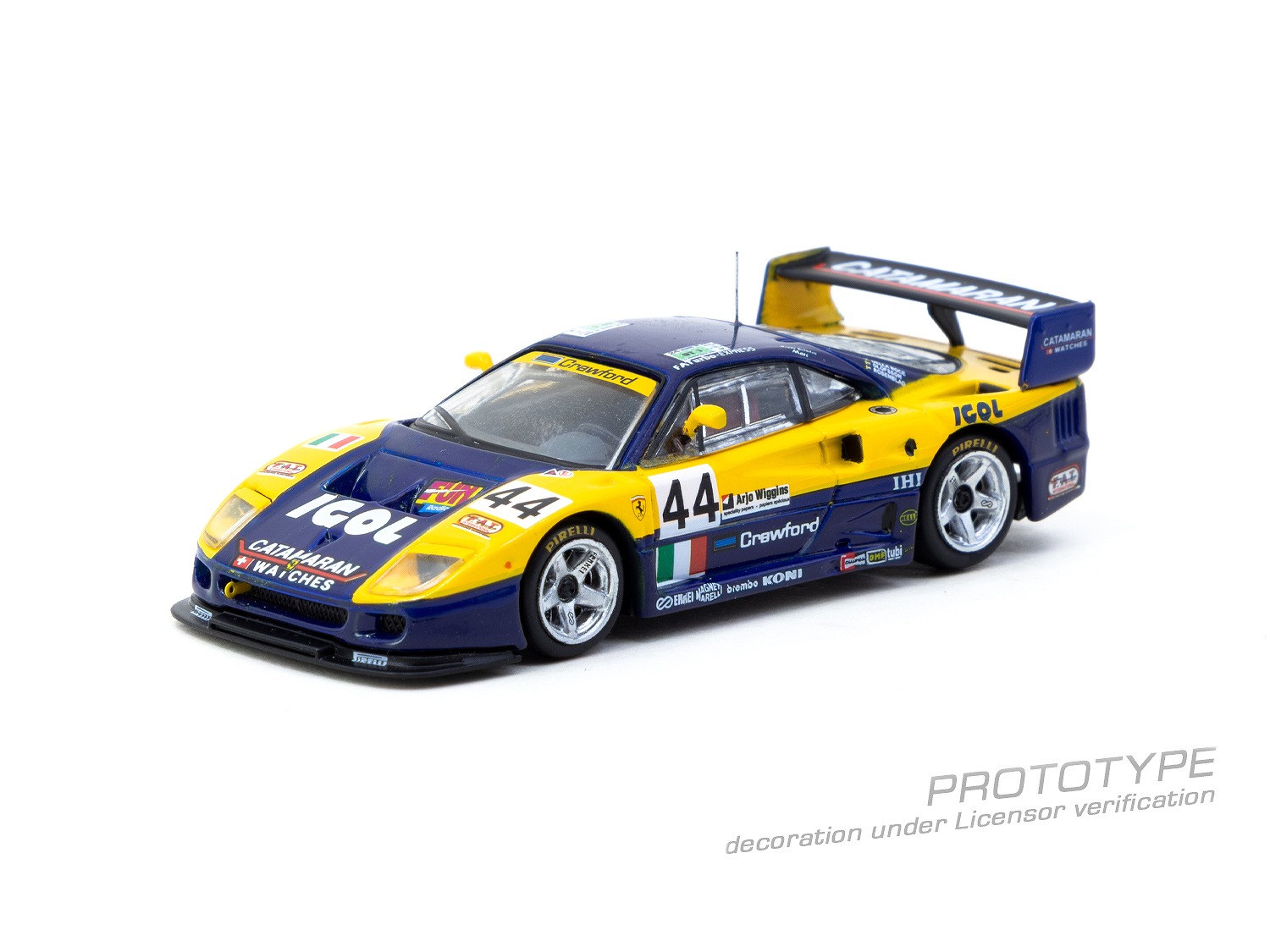 ターマックワークス フェラーリ F40 GT 特別版 ミニカー 2台セット Tarmac(ターマック) 1/64 (ダイキャスト製) Ferrari F40 GTE 24h