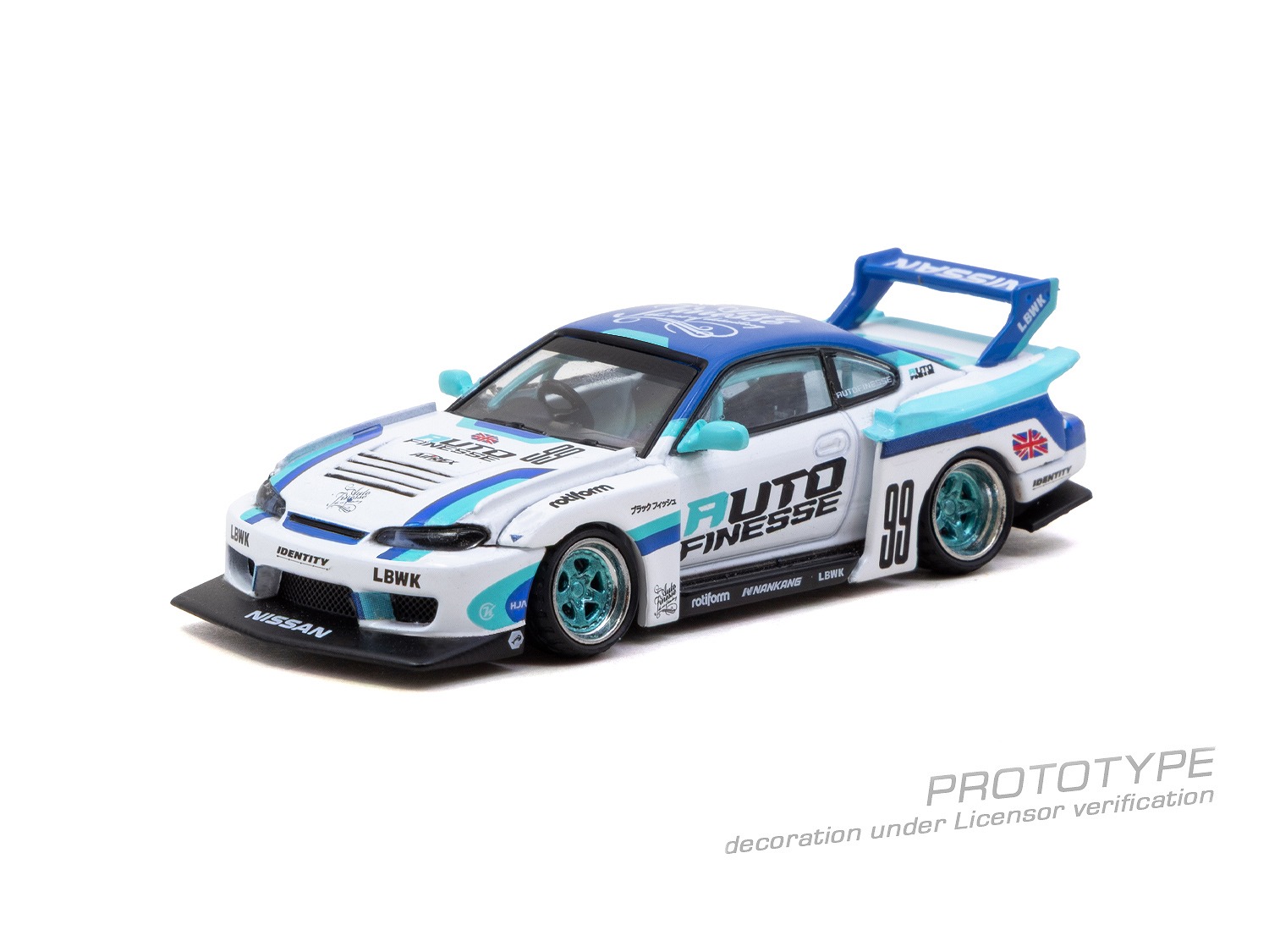 [予約]Tarmac(ターマック) 1/64 (ダイキャスト製) LB-Super Silhouette Nissan SILVIA (S15) Auto Finesse 