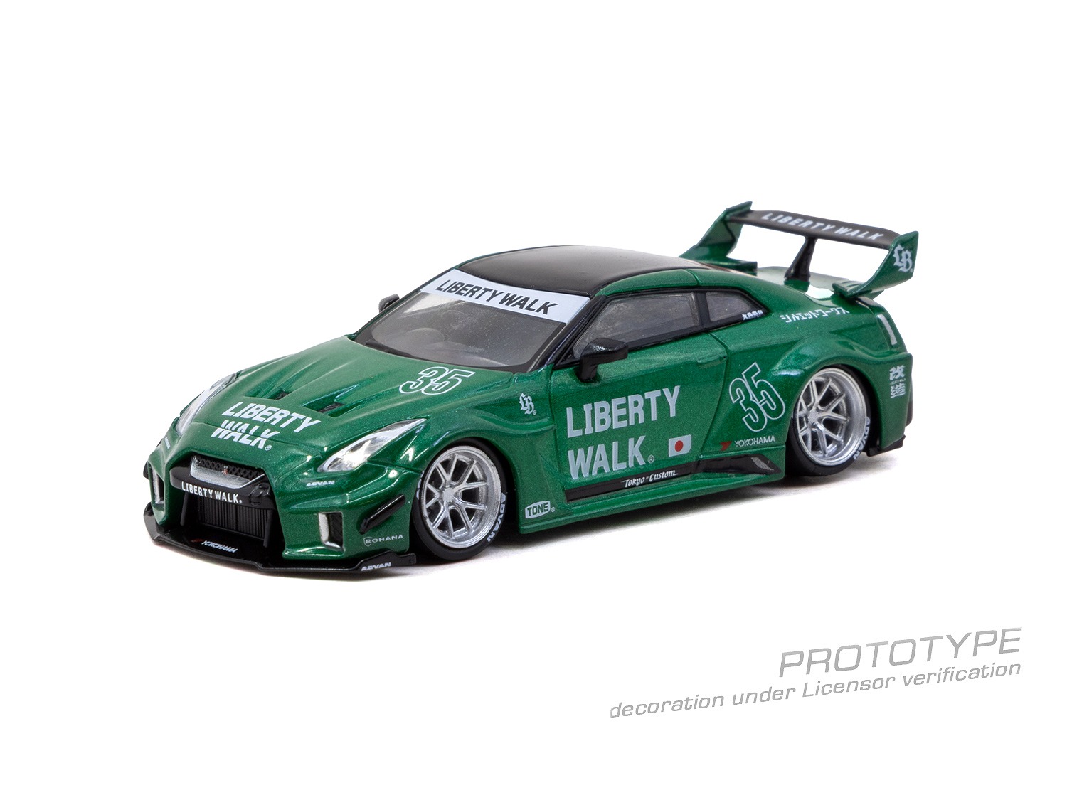 [予約]Tarmac(ターマック) 1/64 (ダイキャスト製) LB-Silhouette WORKS GT NISSAN 35GT-RR Emerald green