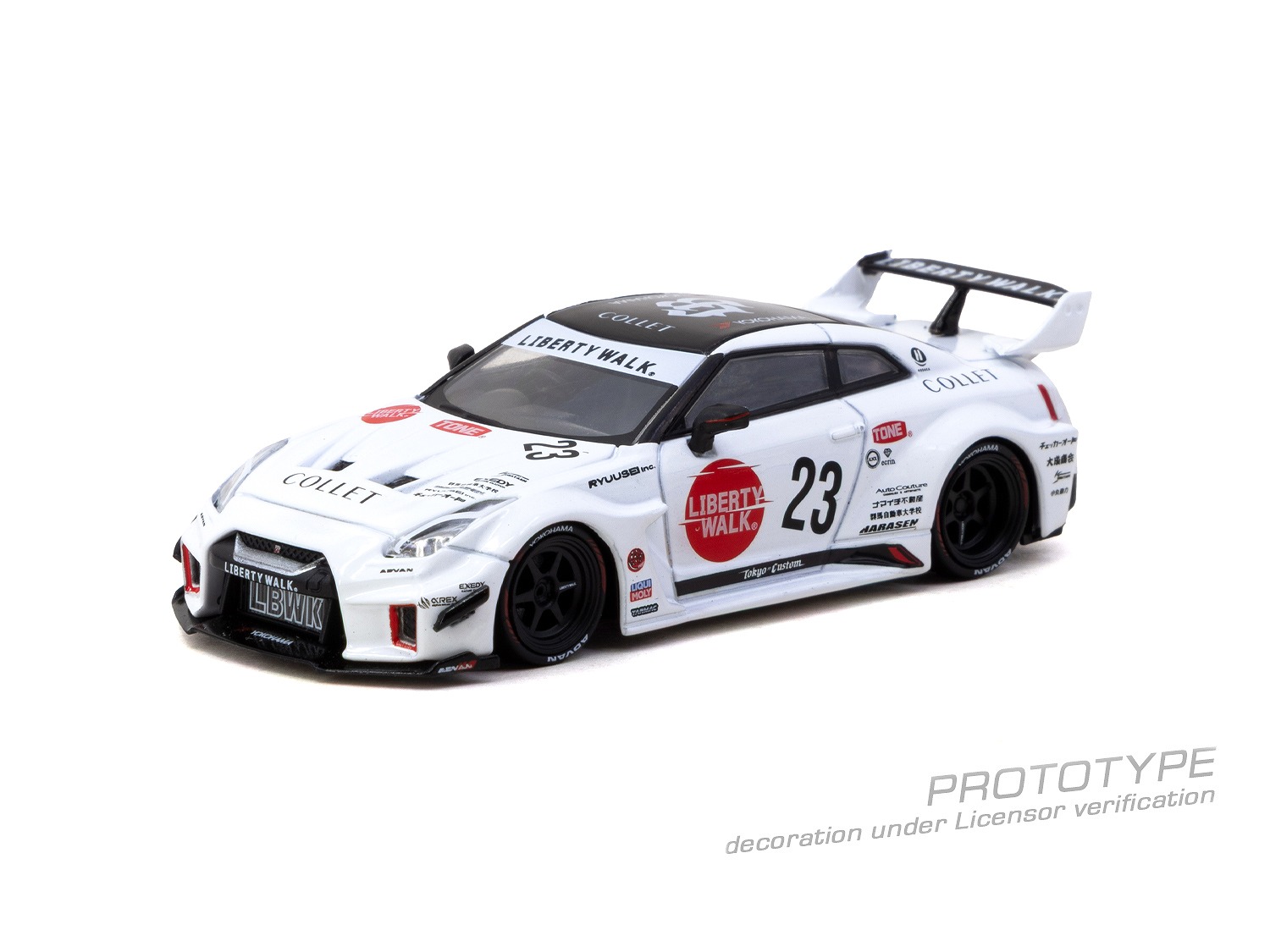[予約]Tarmac(ターマック) 1/64 (ダイキャスト製) LB-Silhouette WORKS GT NISSAN 35GT-RR White