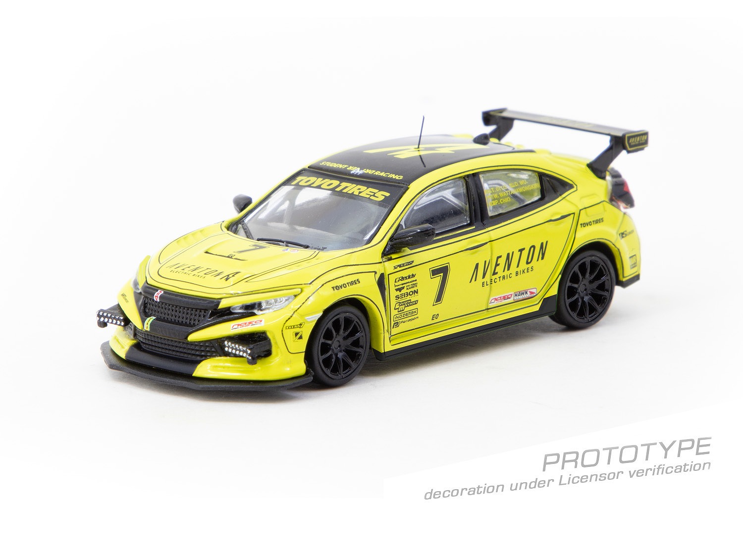 Tarmac(ターマック) 1/64 (ダイキャスト製) Honda Civic TYPE R FK8