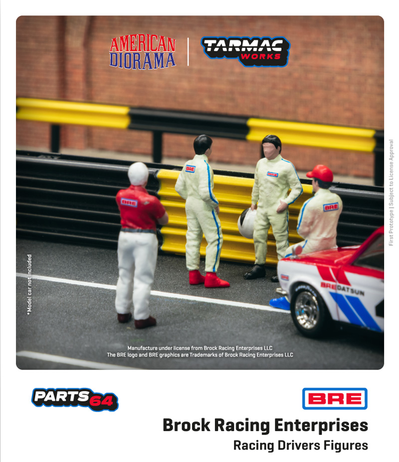 Tarmac（ターマック）1/64 Figures Set Race Drivers Brock Racing Enterprises